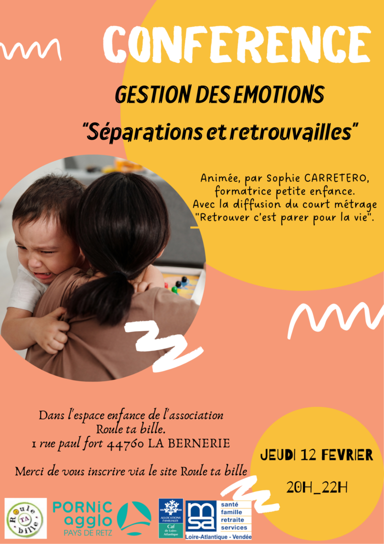 Conférence « Gestion des émotions : séparations et retrouvailles » • 12/02/26