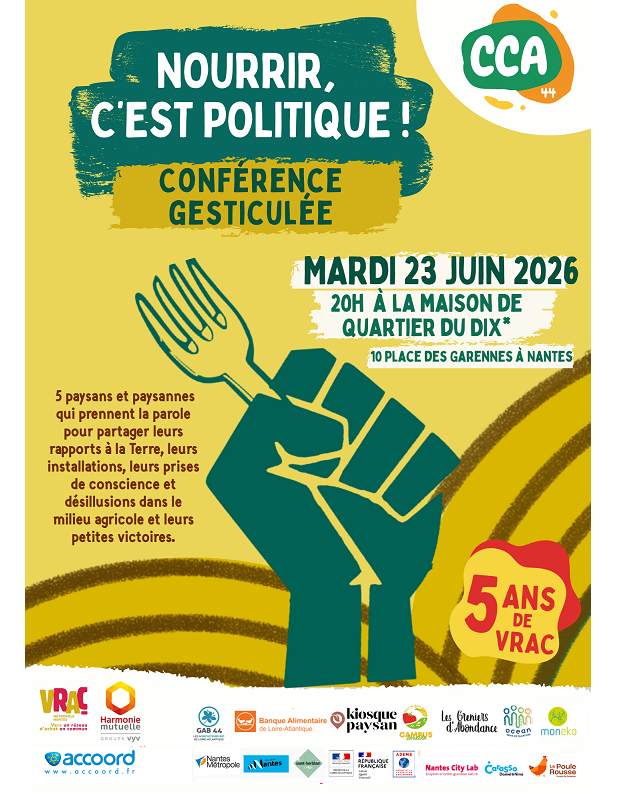 Conférence Gesticulée « Nourrir, c&rsquo;est politique » • 23/06