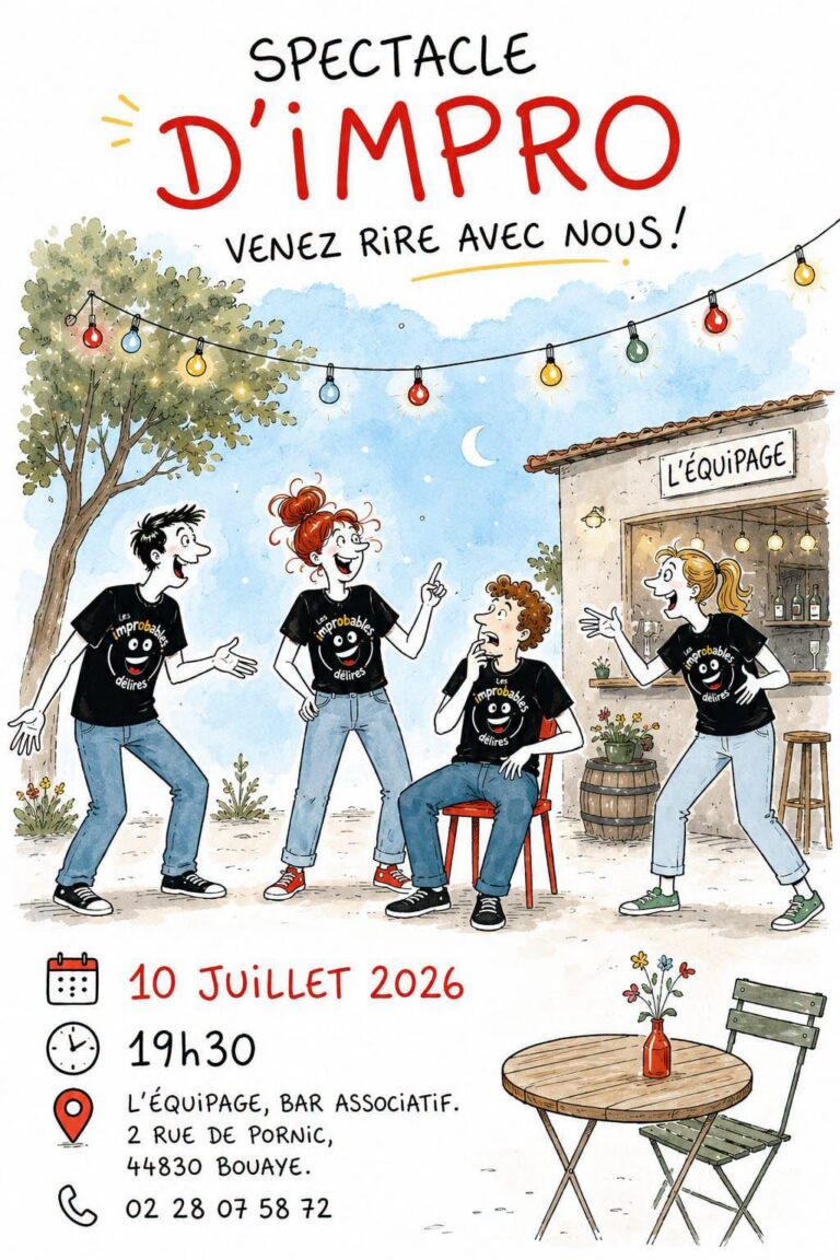 Spectacle d&rsquo;impro • 10/07 19h30