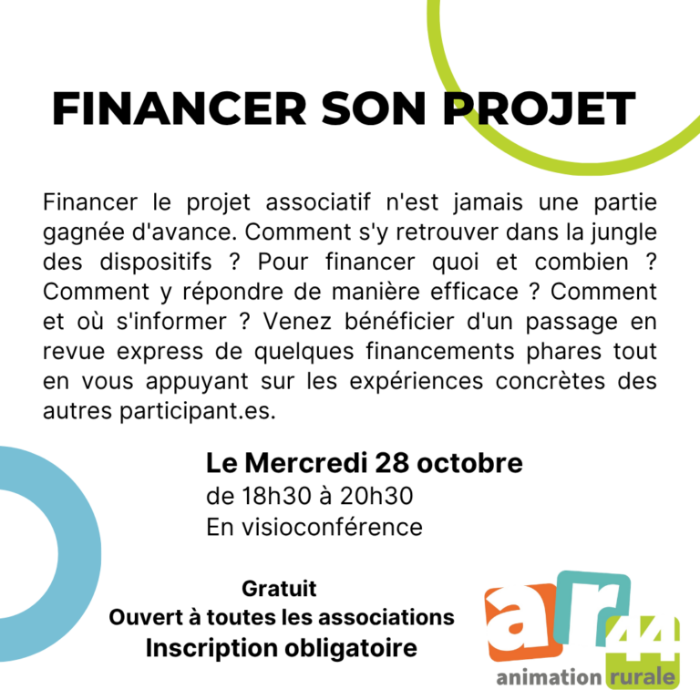 Formation – FINANCER SON PROJET